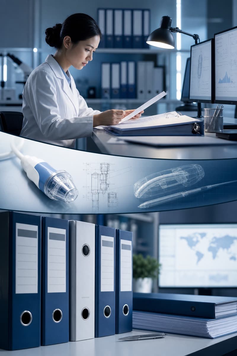 Atmospheric poster of regulatory documentation
